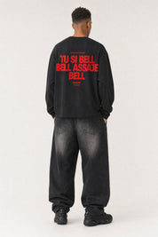 Longsleeve "VIRAL EDIT" TU SI BELL BELL Black/Red