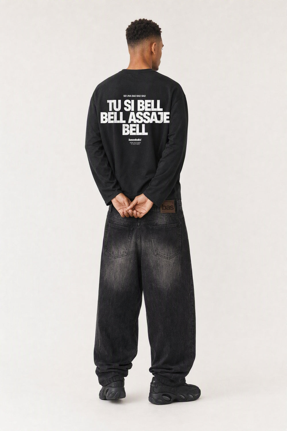 Longsleeve "VIRAL EDIT" TU SI BELL BELL Black/White