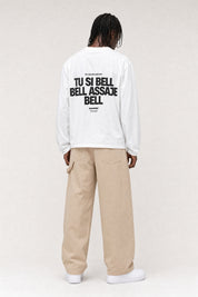 Longsleeve "VIRAL EDIT" TU SI BELL BELL White/Black