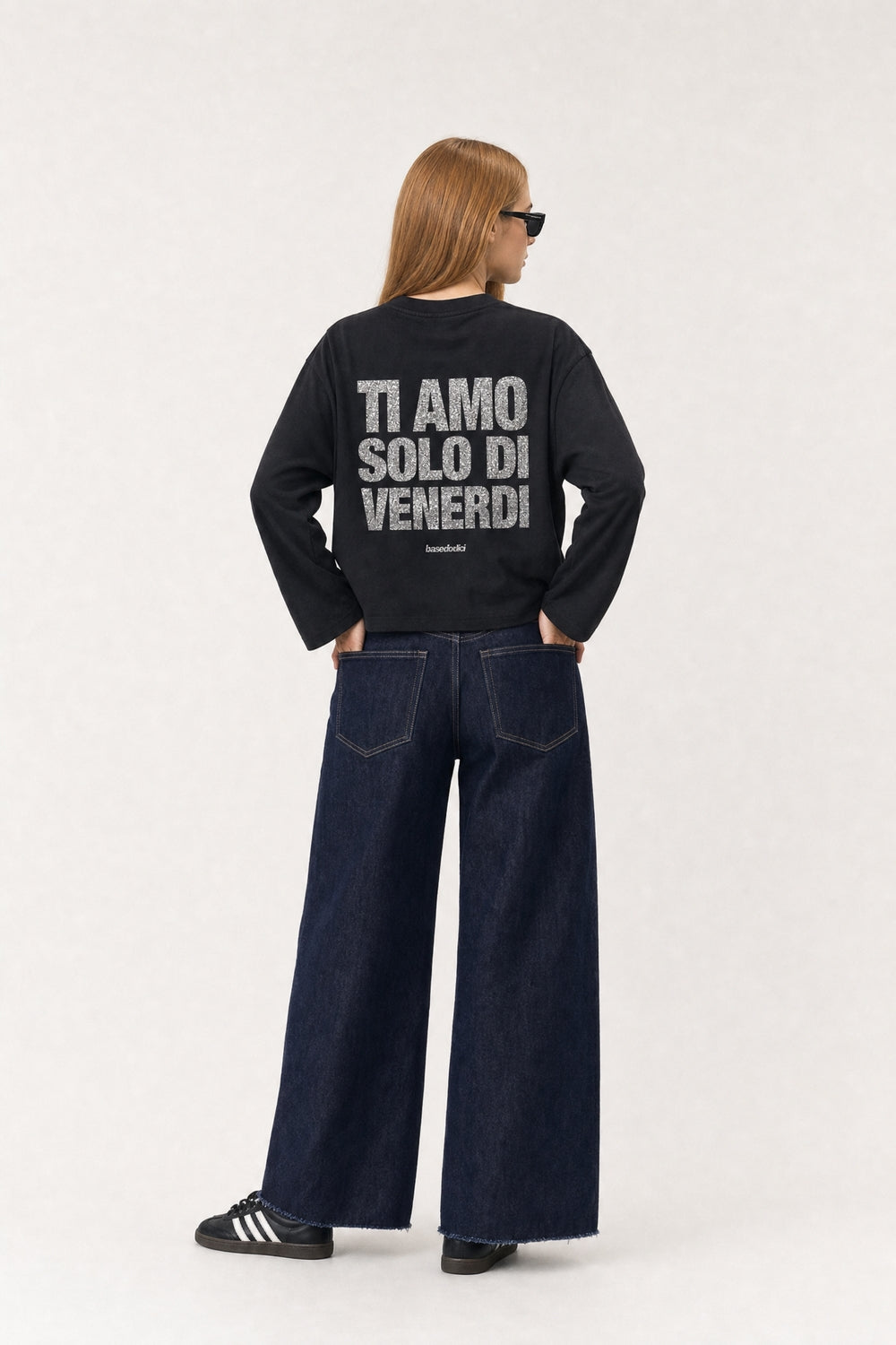 Longsleeve "VIRAL EDIT" TiAmoVenerdì Black/Glitter