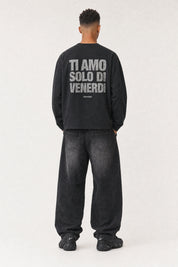 Longsleeve "VIRAL EDIT" TiAmoVenerdì Black/Glitter