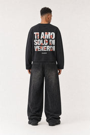Longsleeve "VIRAL EDIT" TiAmoVenerdì Black/Kiss