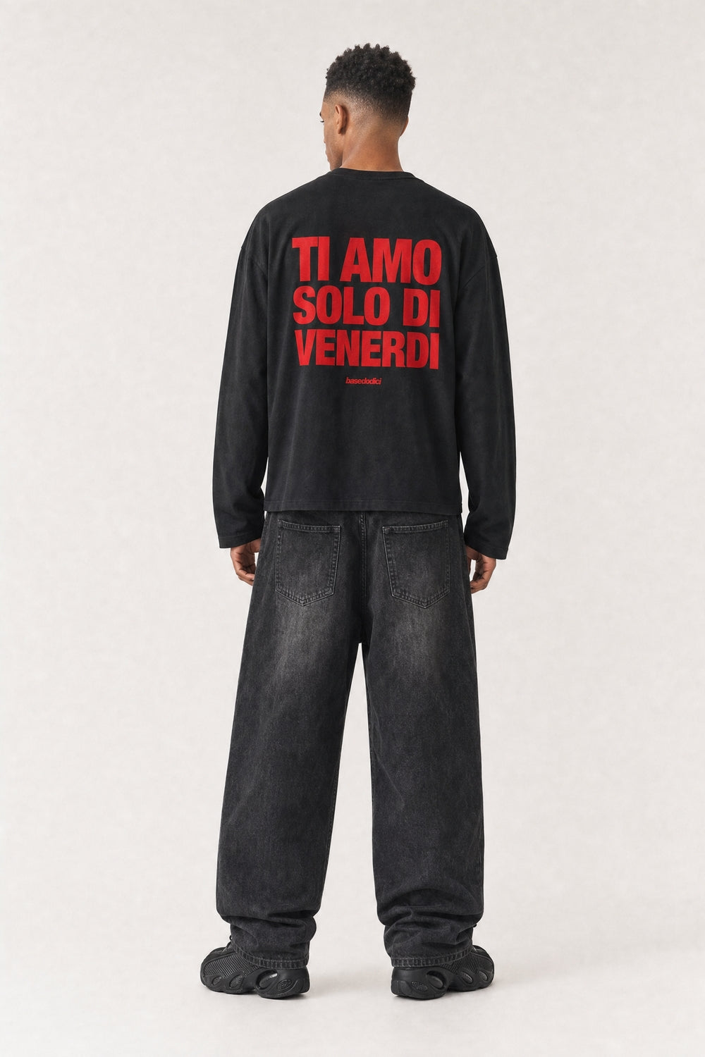Longsleeve "VIRAL EDIT" TiAmoVenerdì Black/Red