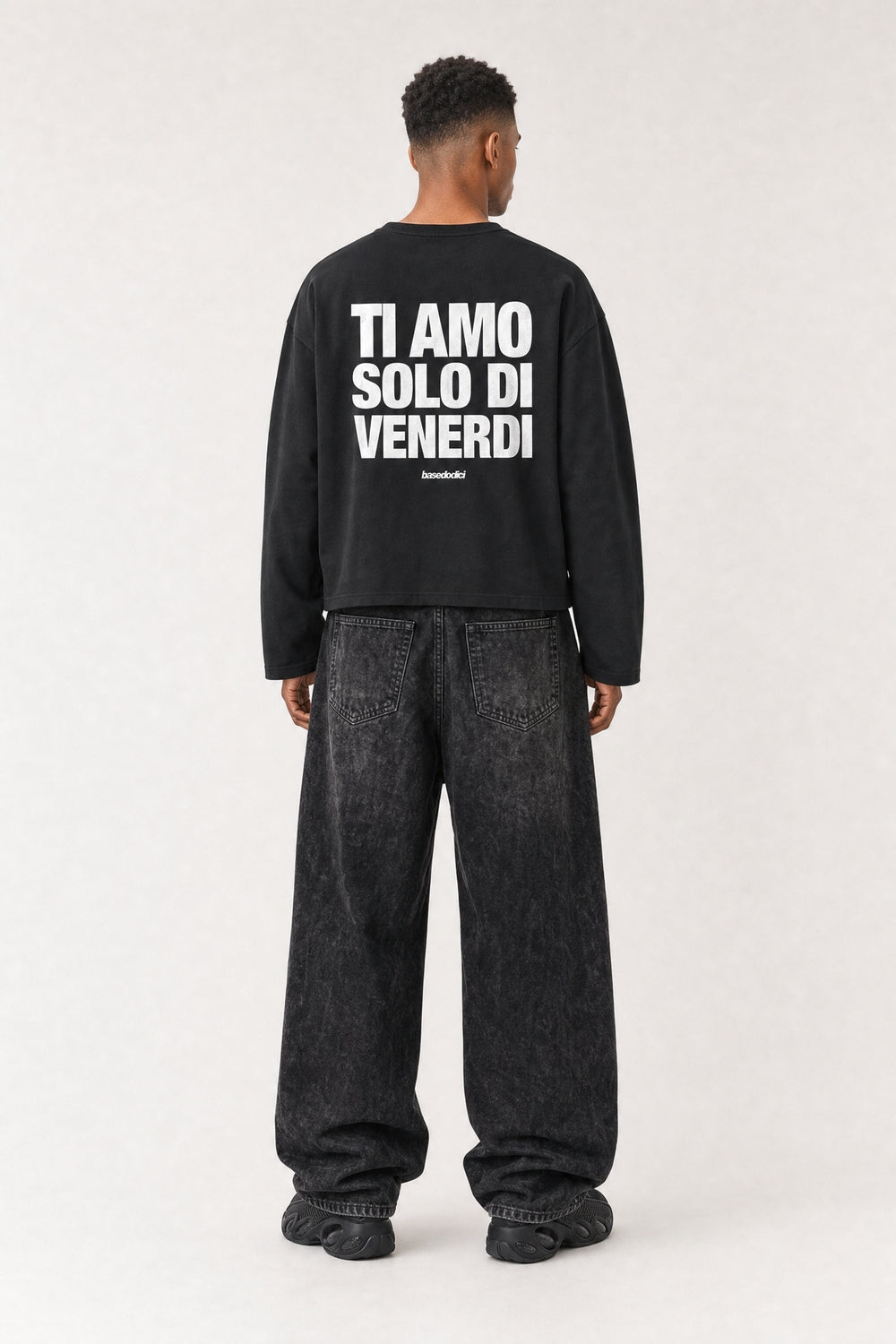 Longsleeve "VIRAL EDIT" TiAmoVenerdì Black/White