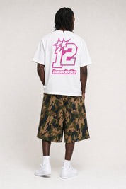 T-Shirt "4PLAYERS" BackLogo 12 White/GlitterPink