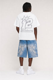 T-Shirt "4PLAYERS" BackLogo 12 White/Glitter