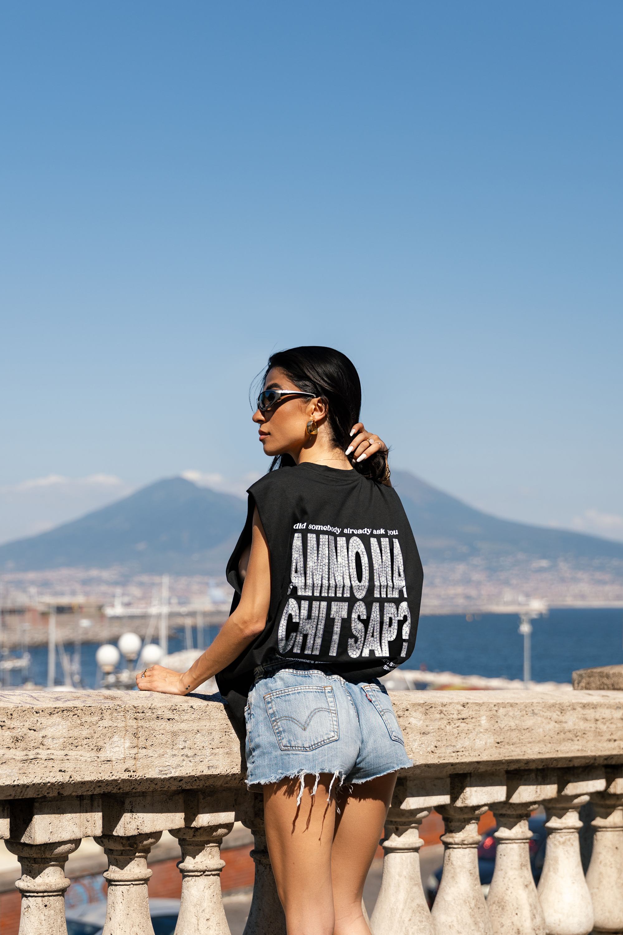 Tank "AMMO COUTURE" CHI'T'SAP Black/Grillz