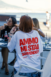 T-Shirt "AMMO COUTURE" MiStaiSoffrendo White/Red