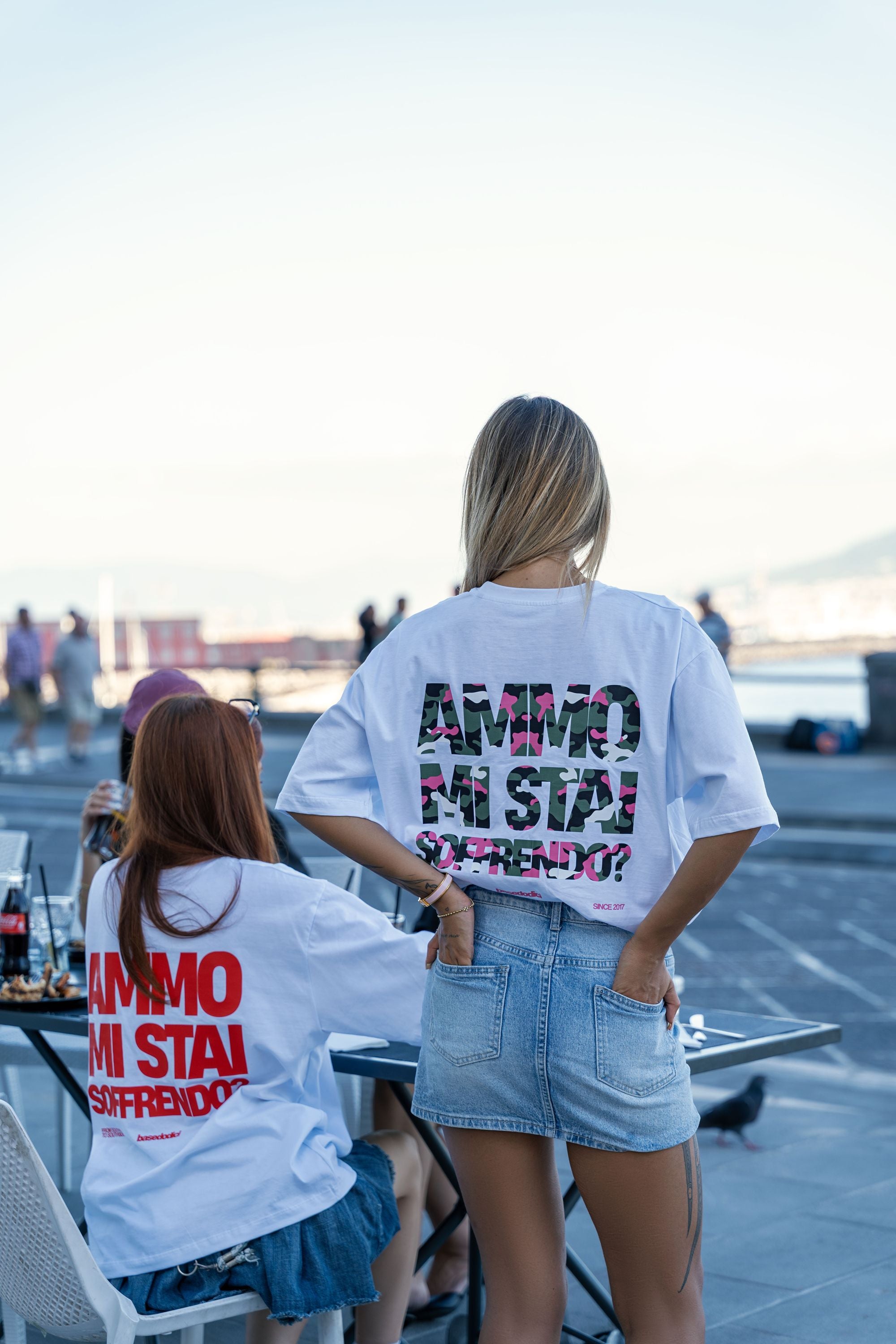 T-Shirt "AMMO COUTURE" MiStaiSoffrendo White/Camo
