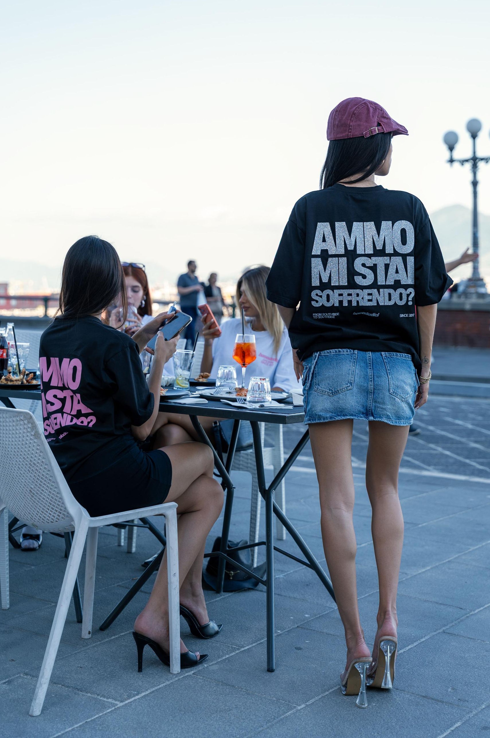 T-Shirt "AMMO" MiStaiSoffrendo Black/Glitter