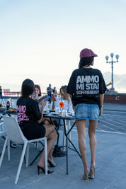 T-Shirt "AMMO COUTURE" MiStaiSoffrendo Black/Glitter