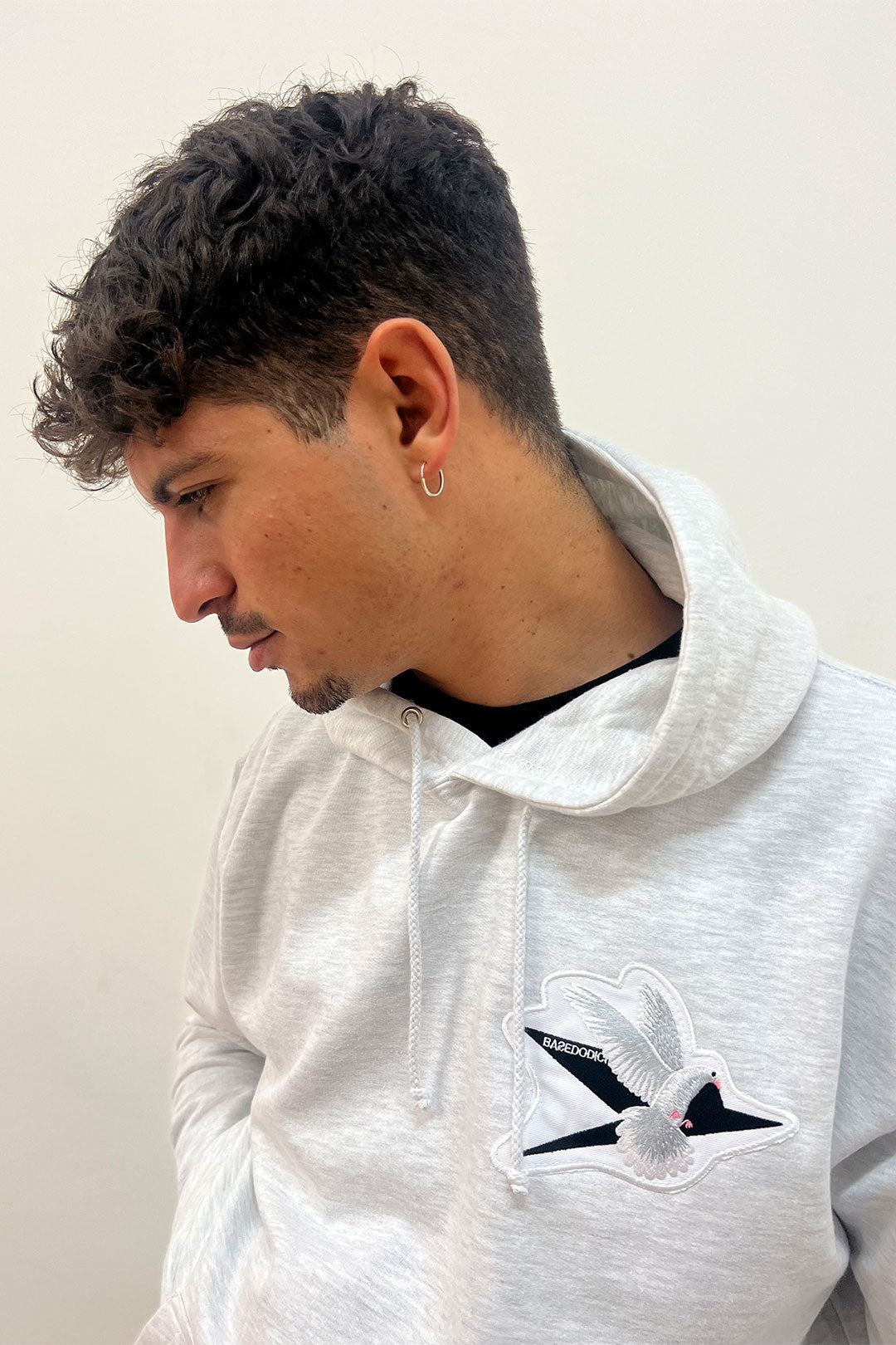 Hoodie "BF" Dove Grey 