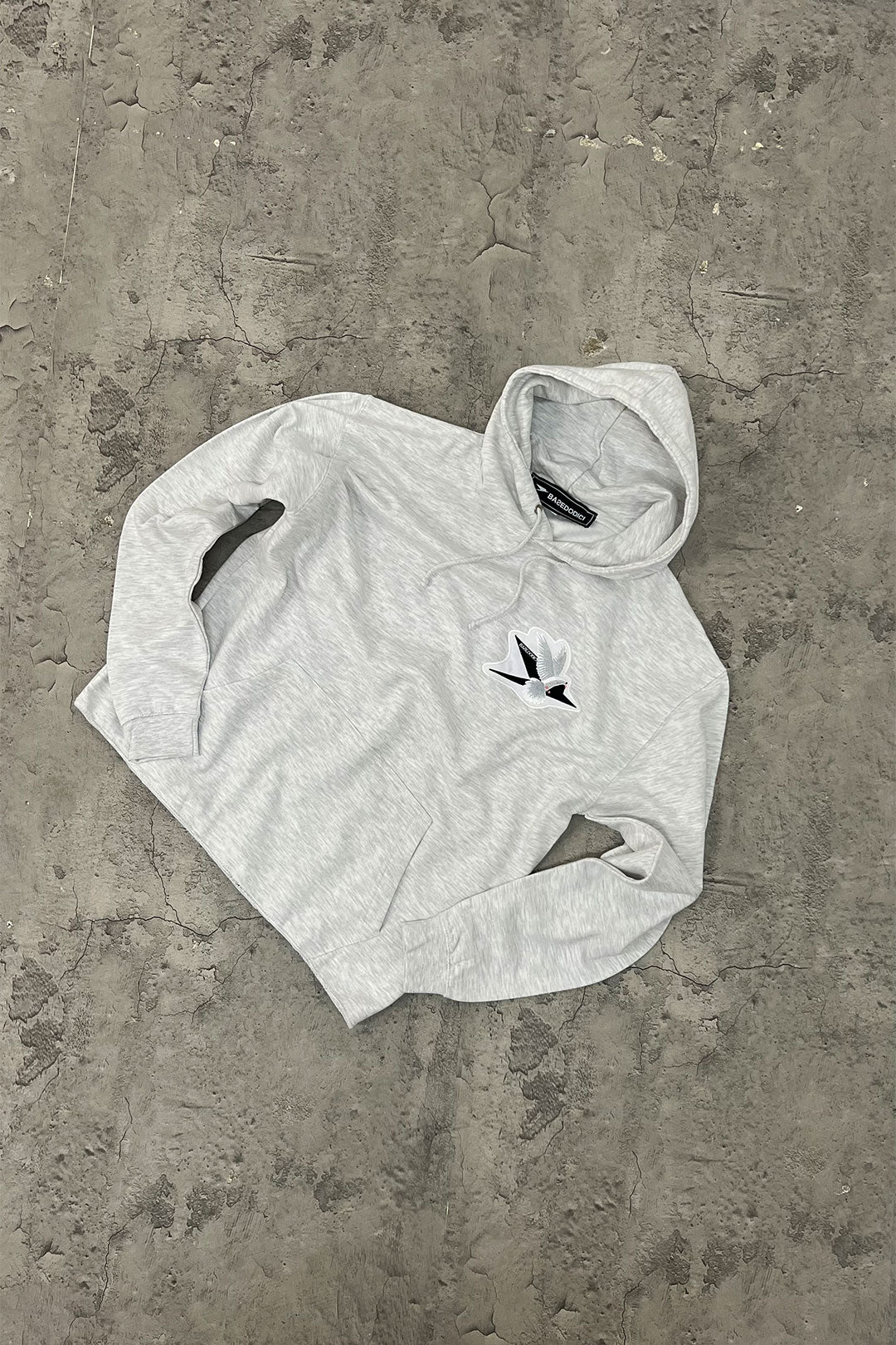 Hoodie "BF" Dove Grey