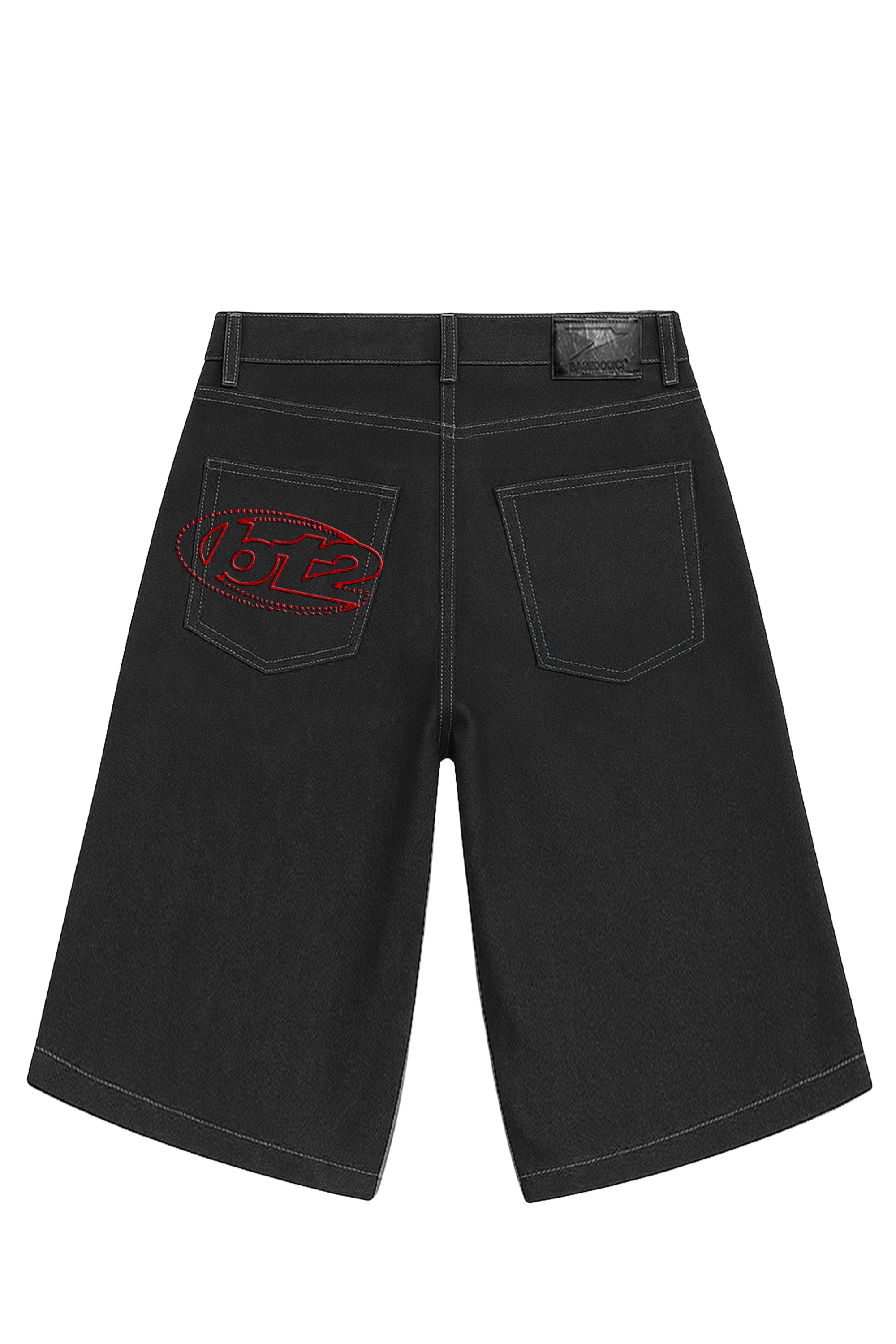 Jorts “LIVE FAST” B12 Raw Black