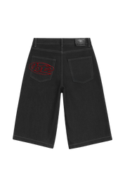 Jorts “LIVE FAST” B12 Raw Black