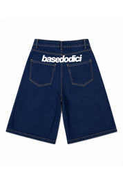 Jorts “CRUEL SEASON” Back Logo Denim Raw 