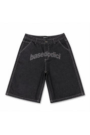 Jorts "CRUEL SEASON" Front Logo Raw Black
