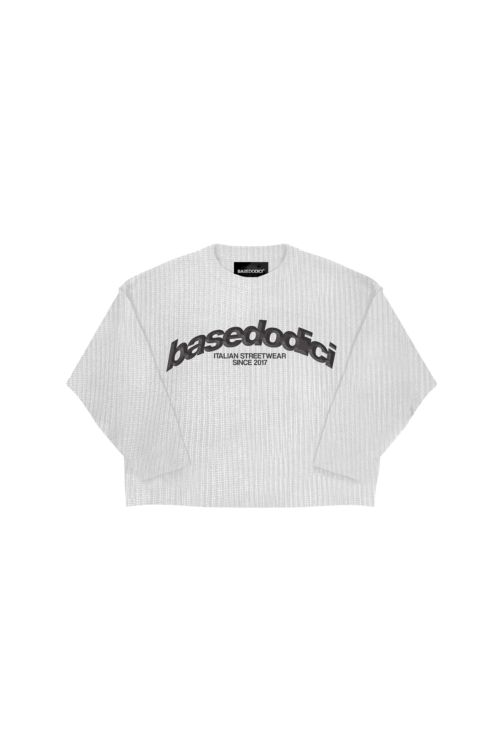 Knitwear “HOOLIGAN” Italian ArcLogo Grey 