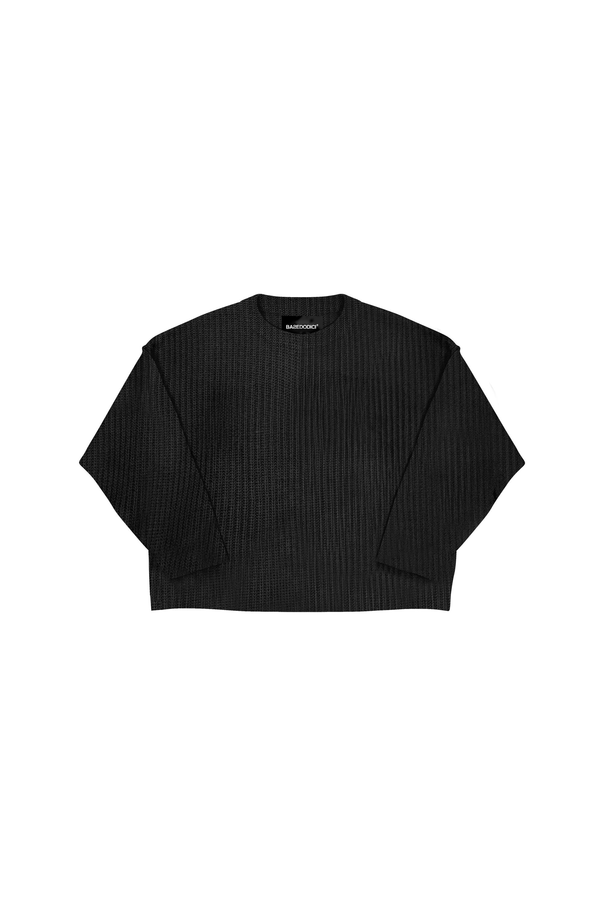 Knitwear “DE LA RUE À LA RUE” Streets Black 