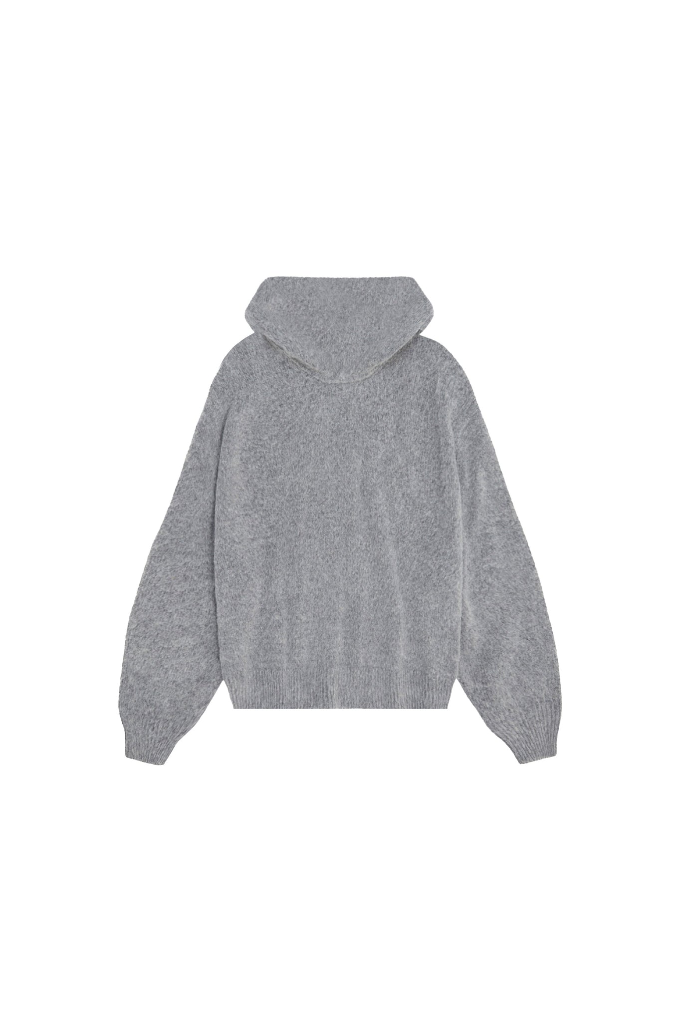 Knit Hoodie “DYSTOPIA” Grey