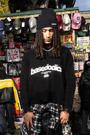 "RUDEBOY LDN" Knitwear Front Logo Black