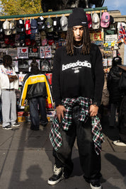 "RUDEBOY LDN" Knitwear Front Logo Black