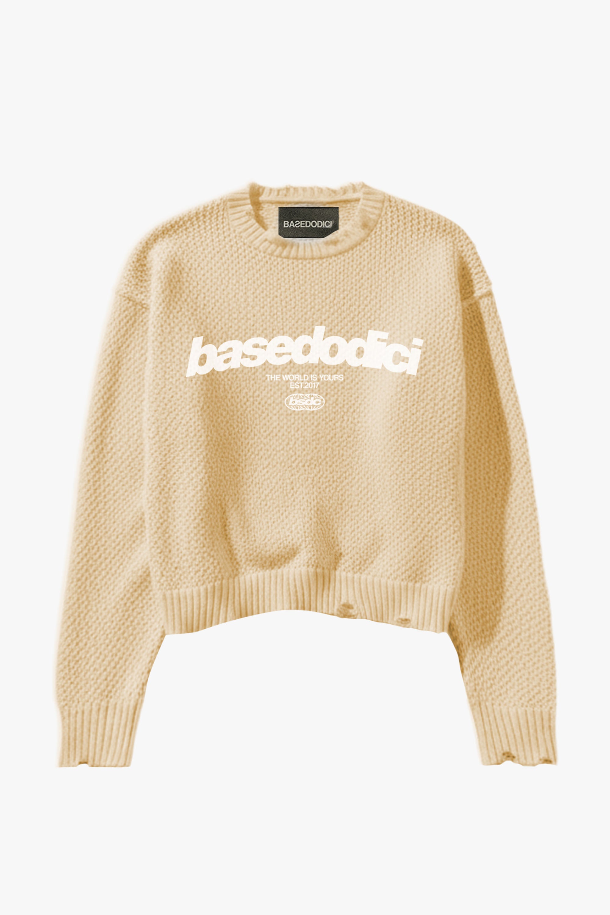 Look "RUDEBOY LDN" Knit Front Logo