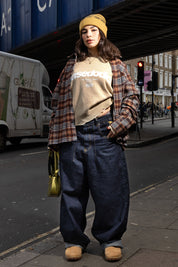 "RUDEBOY LDN" Knitwear Front Logo Cream