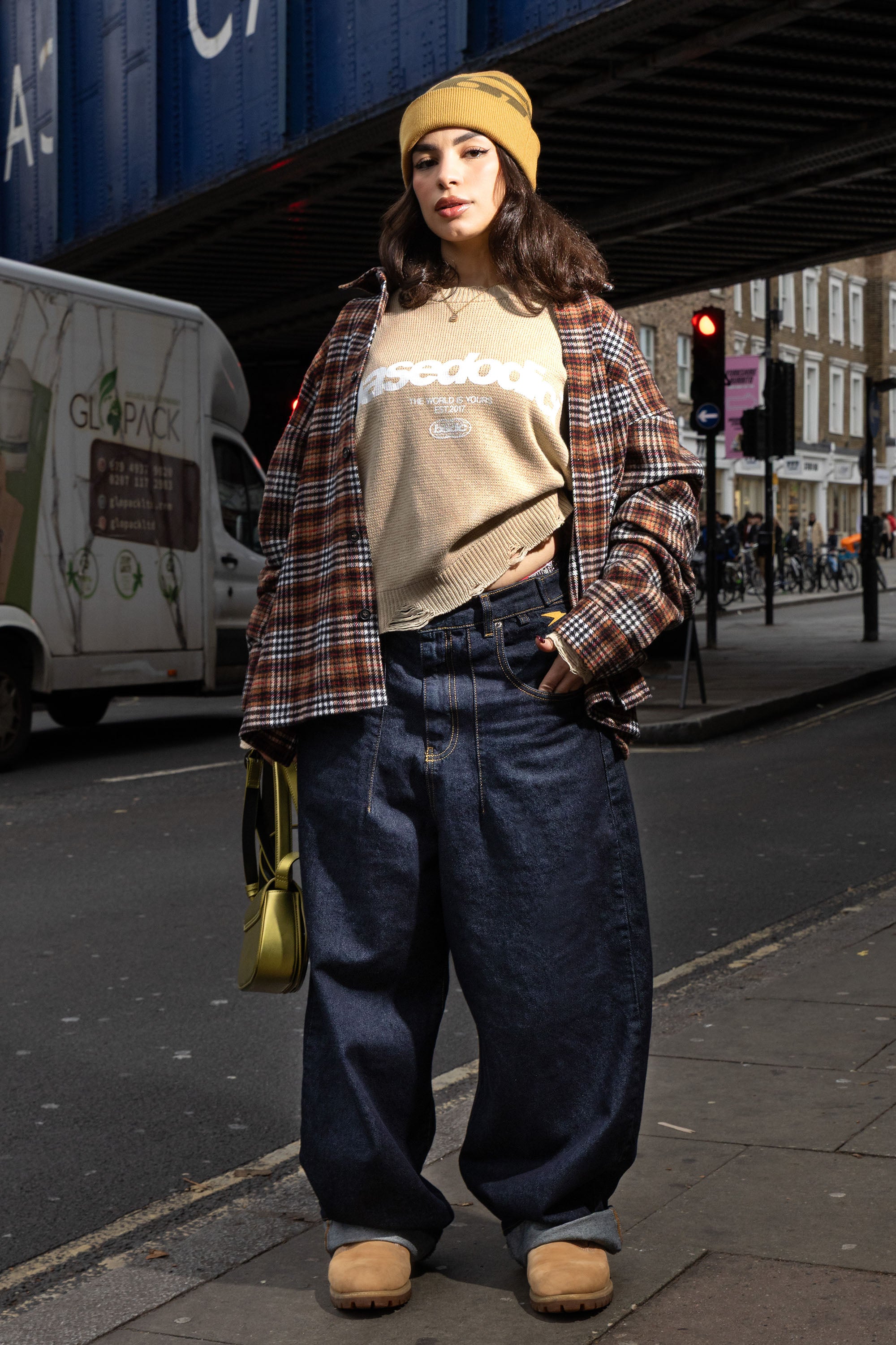 "RUDEBOY LDN" Knitwear Front Logo Cream