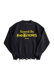 Knitwear "THE NOISE" BadBit*hes Black/Yellow
