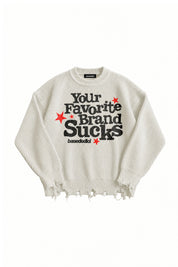 Knitwear " THE NOISE" Fav Brands White/Black