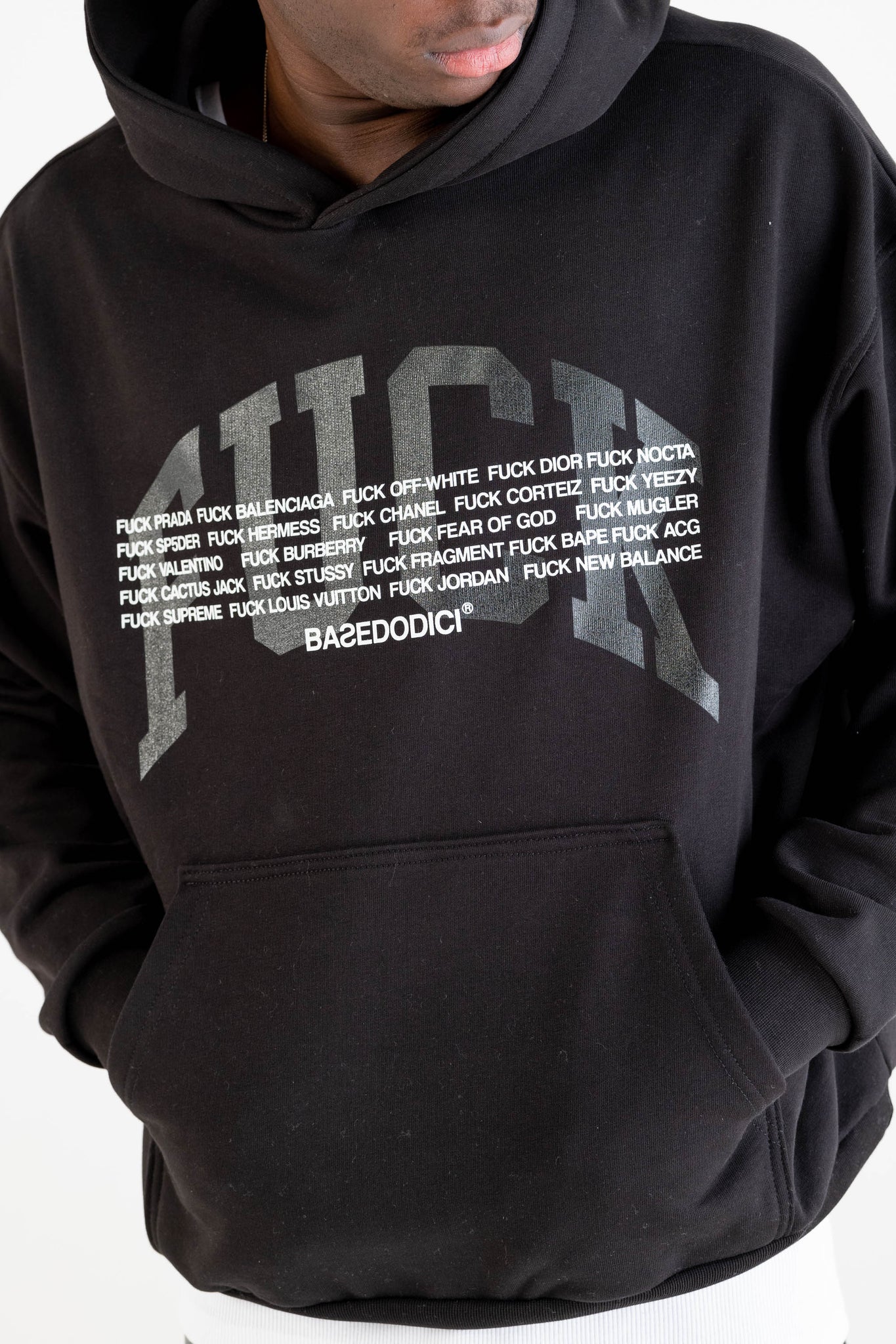 Hoodie "FCK 3.0" Logos Black
