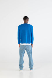 Mohair Sweater “DYSTOPIA” Blue