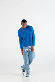 Mohair Sweater “DYSTOPIA” Blue