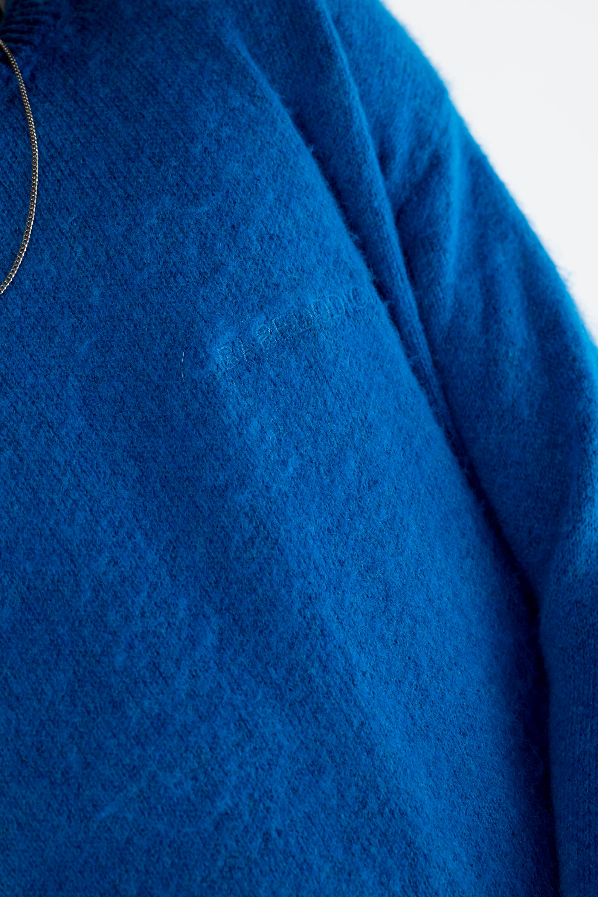 Mohair Sweater “DYSTOPIA” Blue