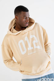 Boxy Hoodie “DYSTOPIA” 012 Cream