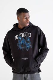 Hoodie “DYSTOPIA” Wolves Black