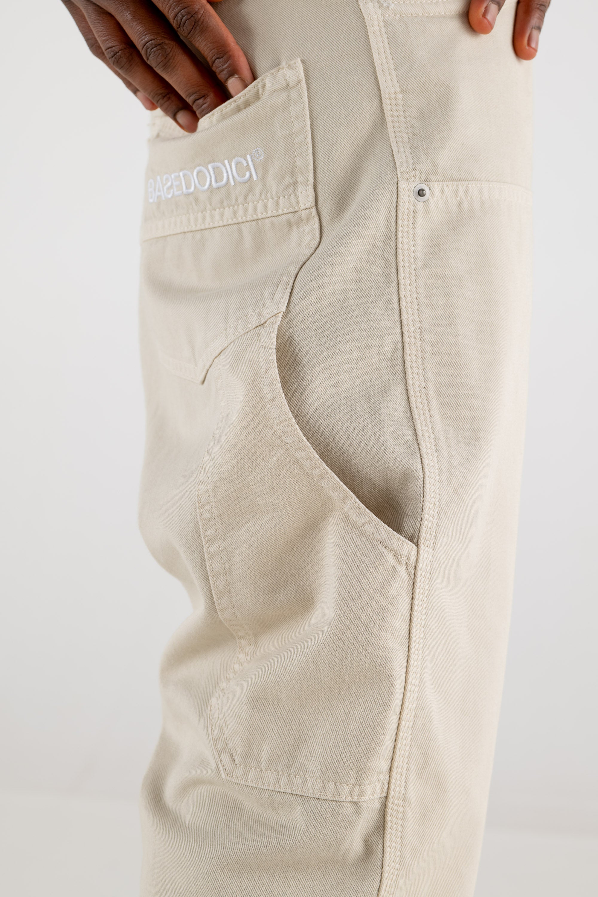 Work Denim Pants “RESORT” Cream