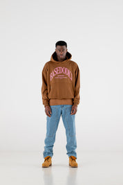 Boxy Hoodie “RESORT” Dove Brown