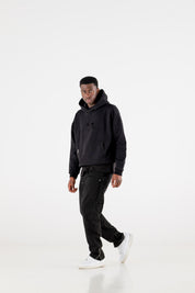 Hoodie Boxy “RESORT” Triple Logo Black