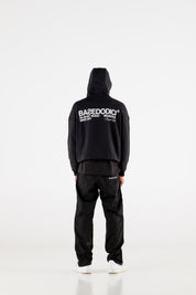 Boxy Hoodie “RESORT” Triple Logo Black