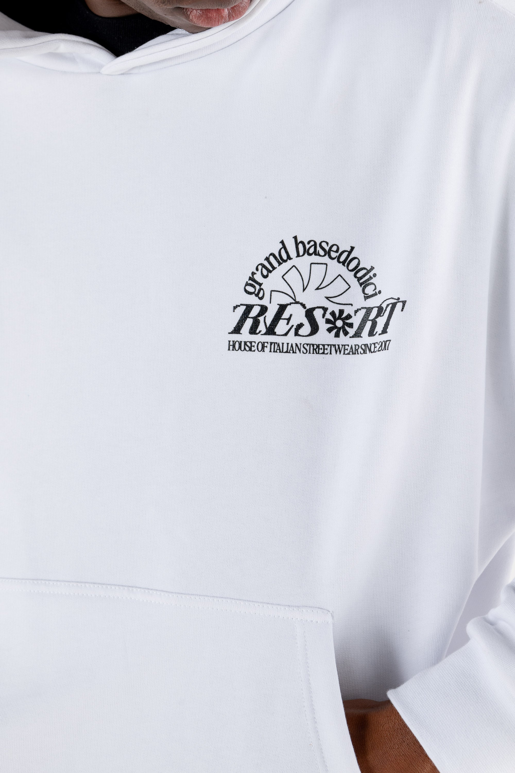 Hoodie “RESORT” Grand Resort White