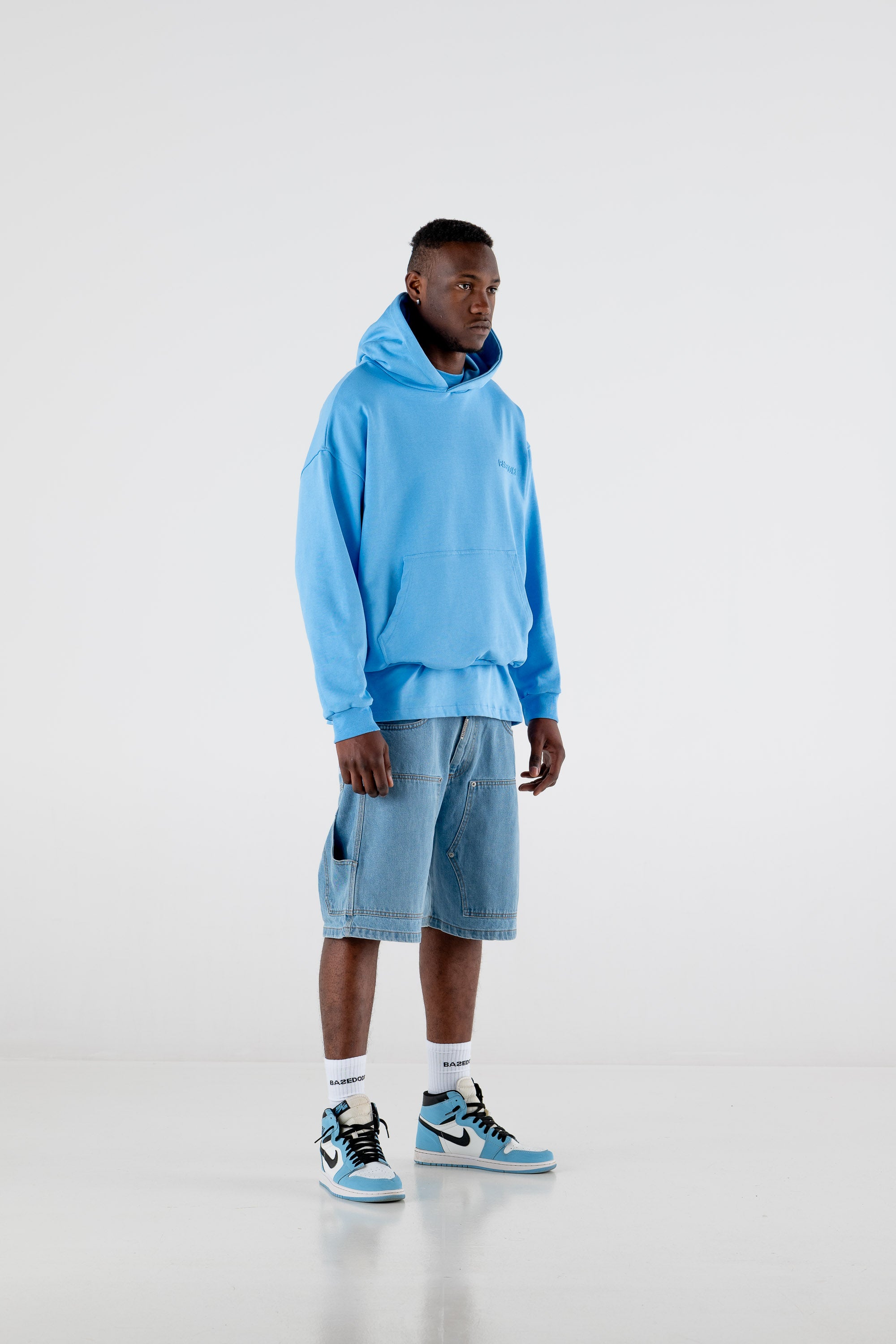 Hoodie “RESORT” Ultrabasic Light Blue