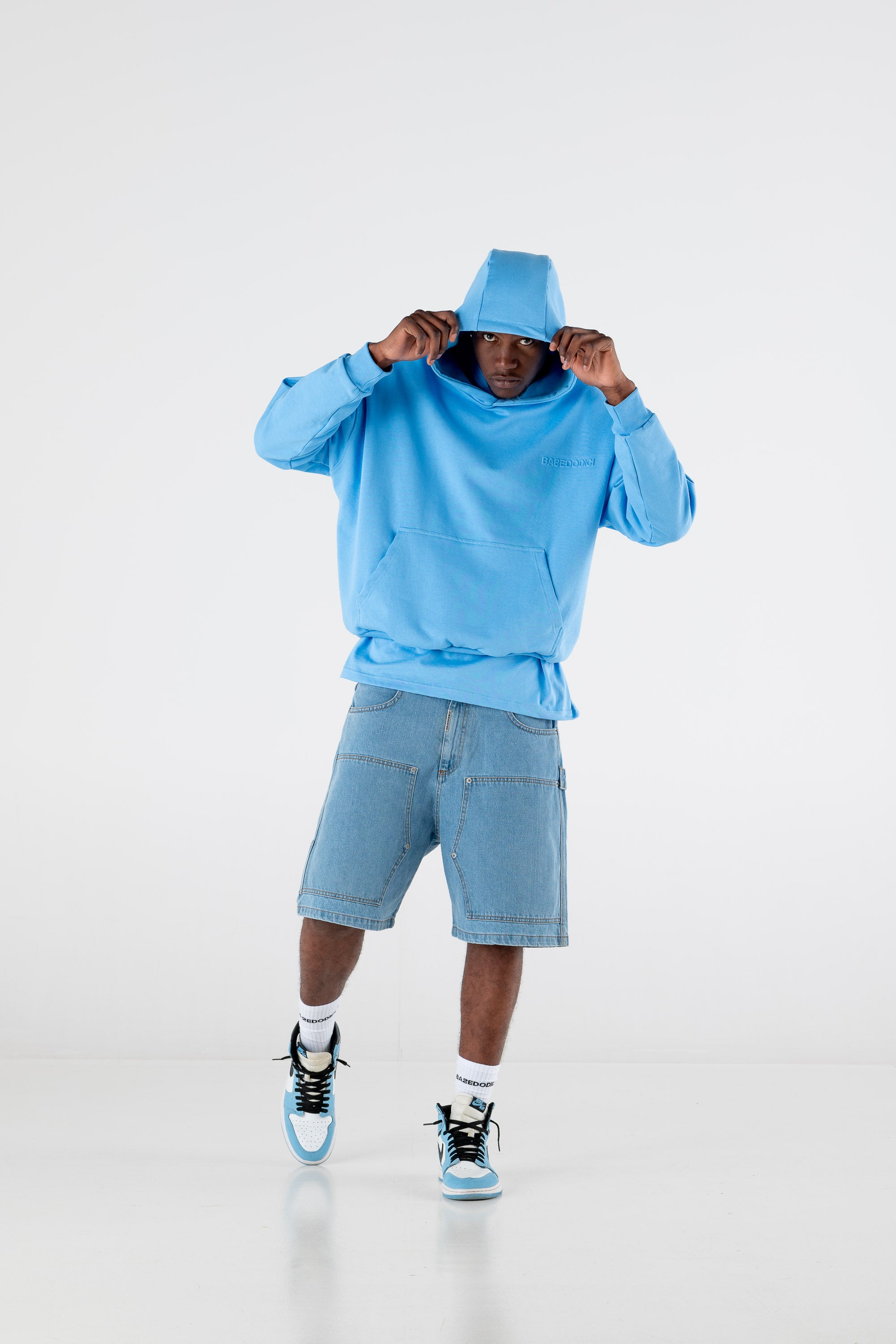 Hoodie “RESORT” Ultrabasic Light Blue