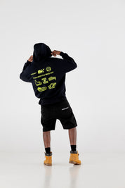 Zip Hoodie “RESORT” Racing Black