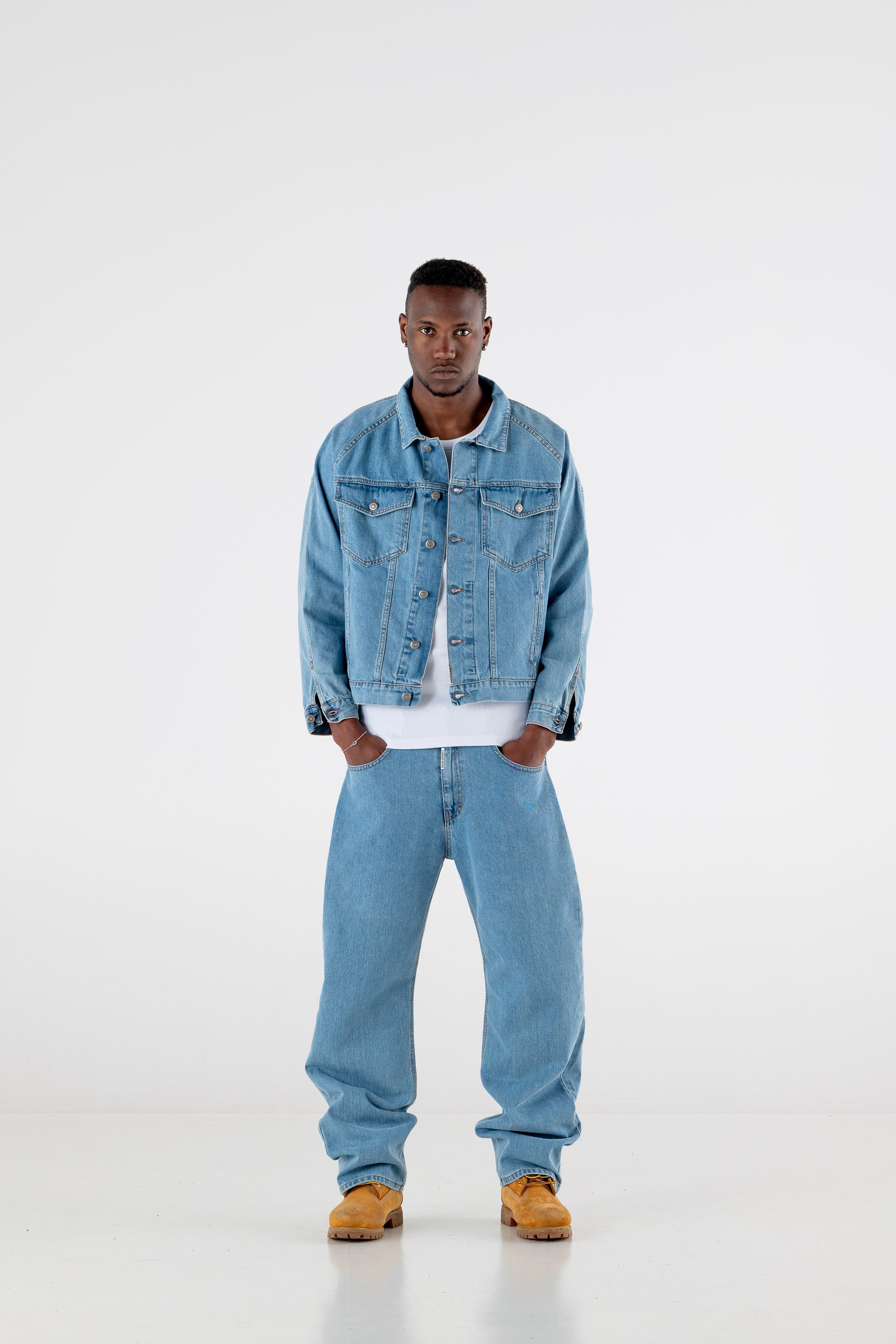 Denim Pants Bigall “RESORT” Light Blue