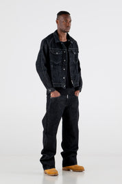 Denim Pants Bigall “RESORT” Black