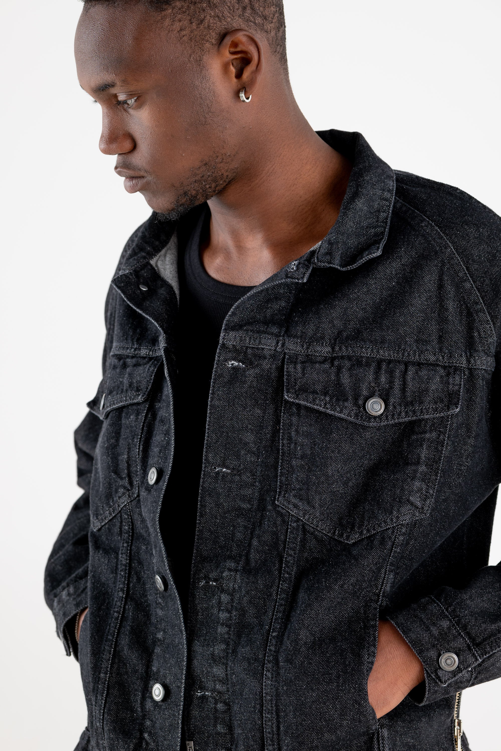 Denim Jacket “RESORT” Black