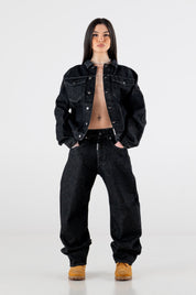 Denim Pants Bigall “RESORT” Black