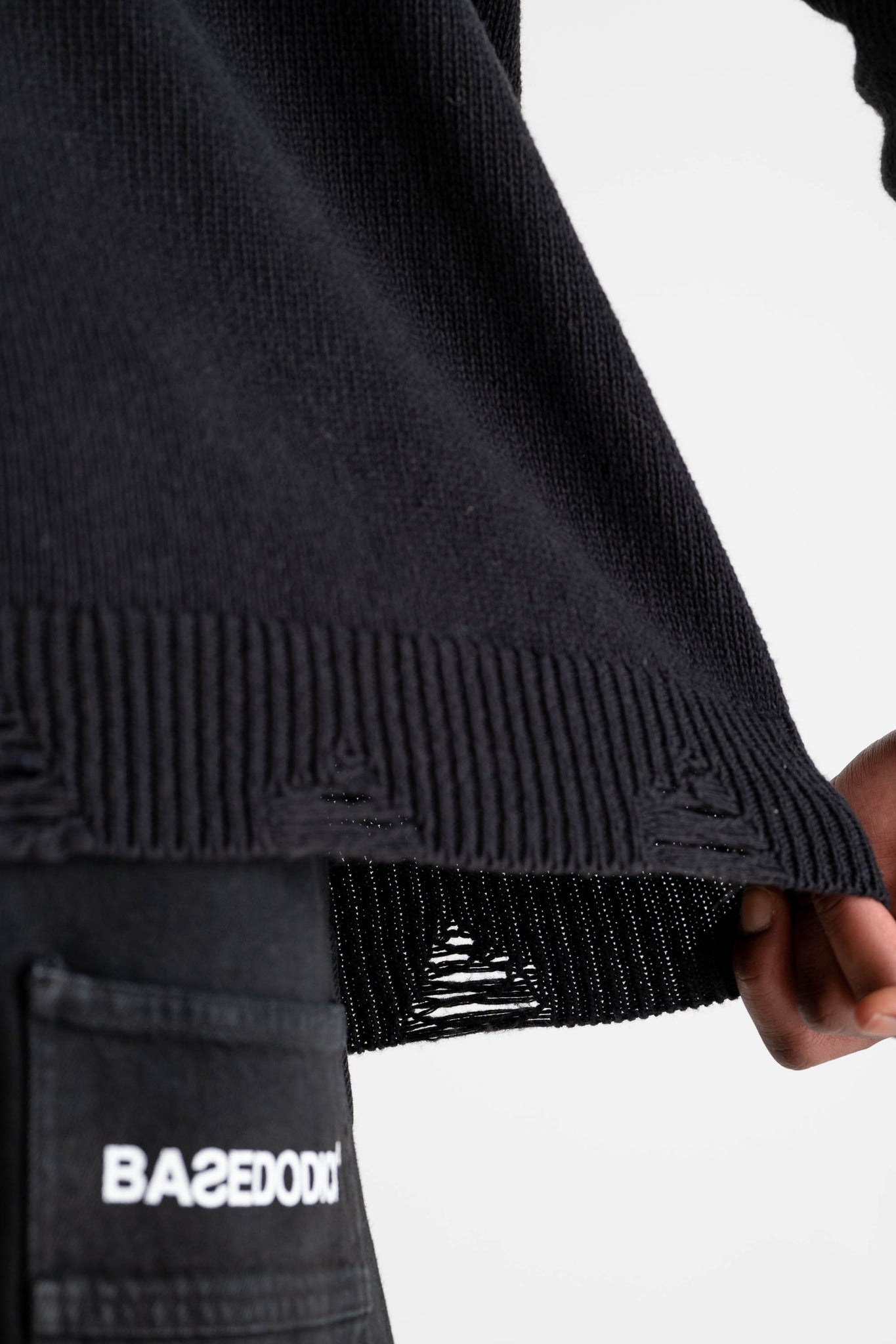 Knitwear Boxy “DYSTOPIA” Black